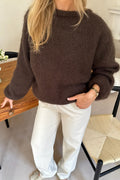 Idaic Pullover - Mörkbrun