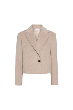 Idalia Jacket - Light Sand Melange