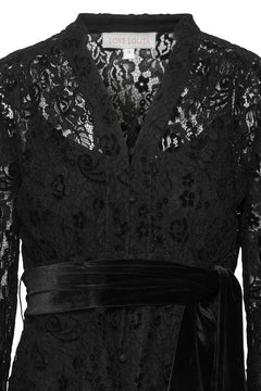 Inez Dress - Black Lace