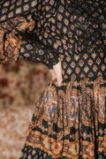 Décorated Poplin Mini Dress - Paisley