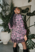 Décorated Poplin Belt Dress - Petite Rose
