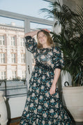 Georgette Maxi Dress - Midnight
