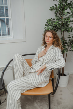 QuinIW Pant - Sommer Pinstripe