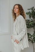 QuinIW Blazer - Sommer Pinstripe
