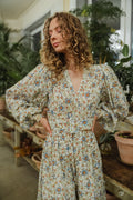 Bohemian Midi Dress - Leaves