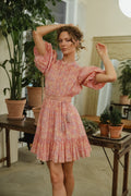 Bohemian Mini Dress - Yellow Poppy