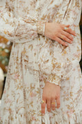 Bohemian Midi Dress - Flower Branches