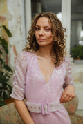 Sequins Mini Dress - Liliac