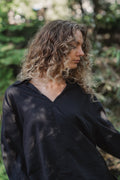 AmosIW Blus - Svart