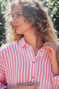 AmosIW Kiko Shirt - Pink Stripe