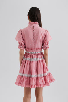 Iro Mini Dress - Blush