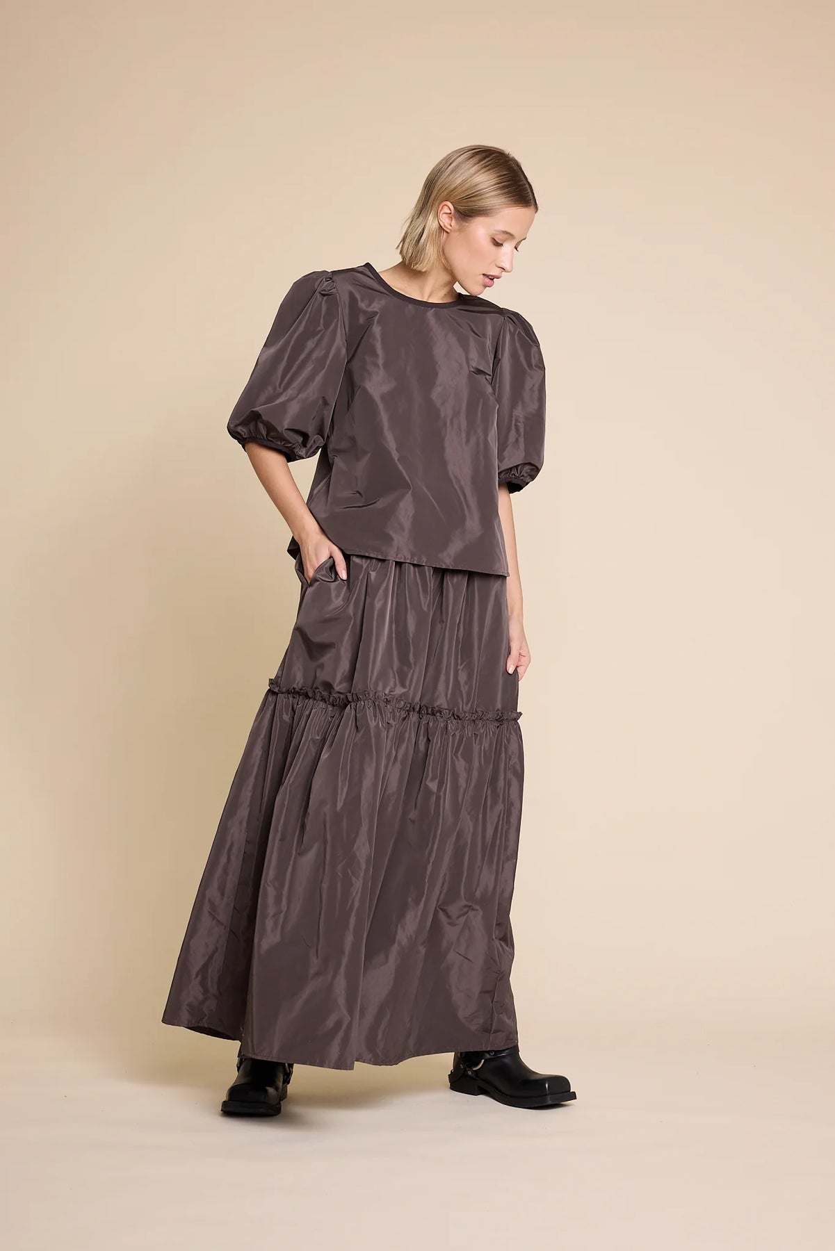 Isabel 25 Blus - Brun