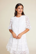 Isabel Embroidery - Vit