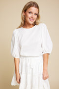 Isabel Solid - White
