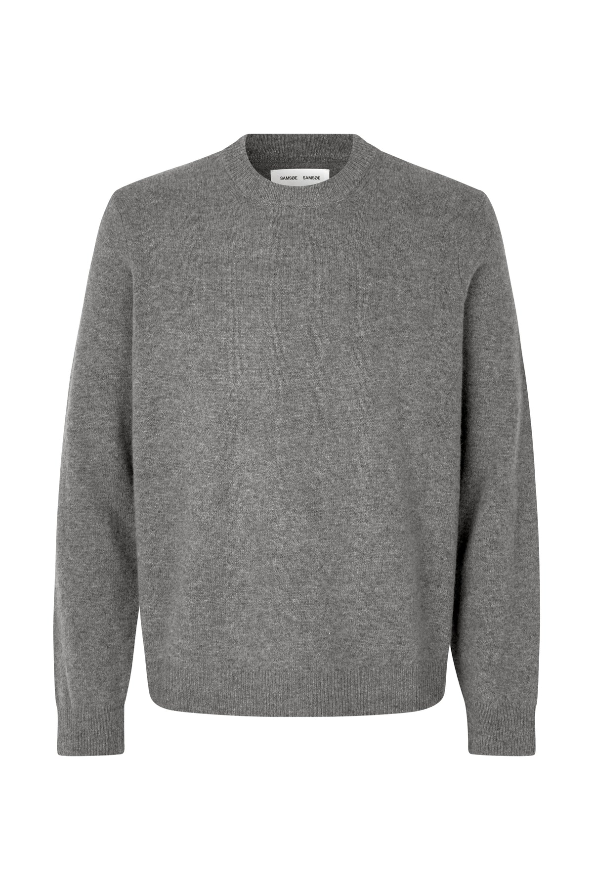 Isak Knit Sweater - Dark Grey Melange