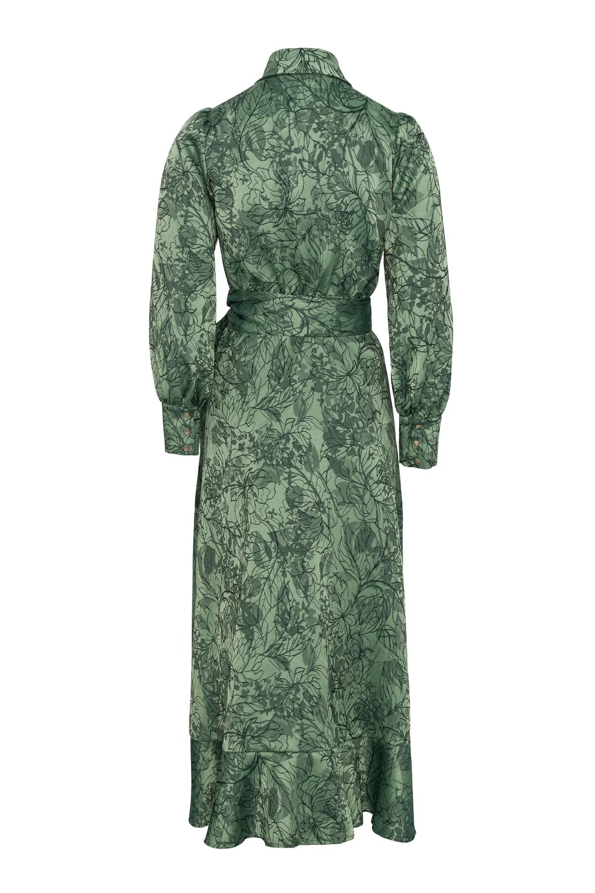 Iza Midi Dress - Green