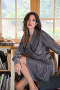 Iza Mini Dress - Silver Glitter