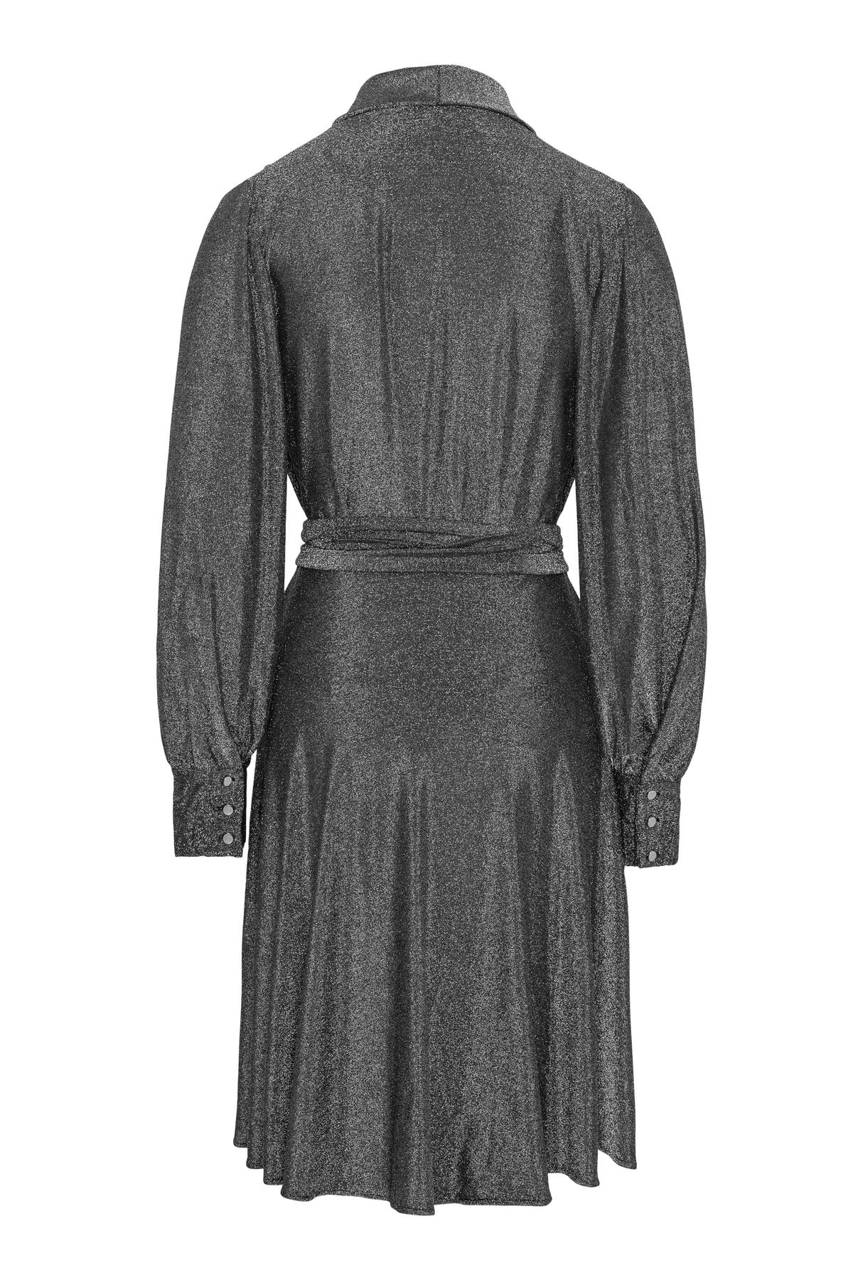 Iza Mini Dress - Silver Glitter