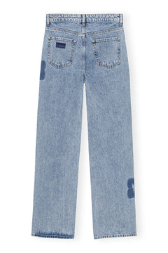 Patch Denim Izey - Mid Blue Stone