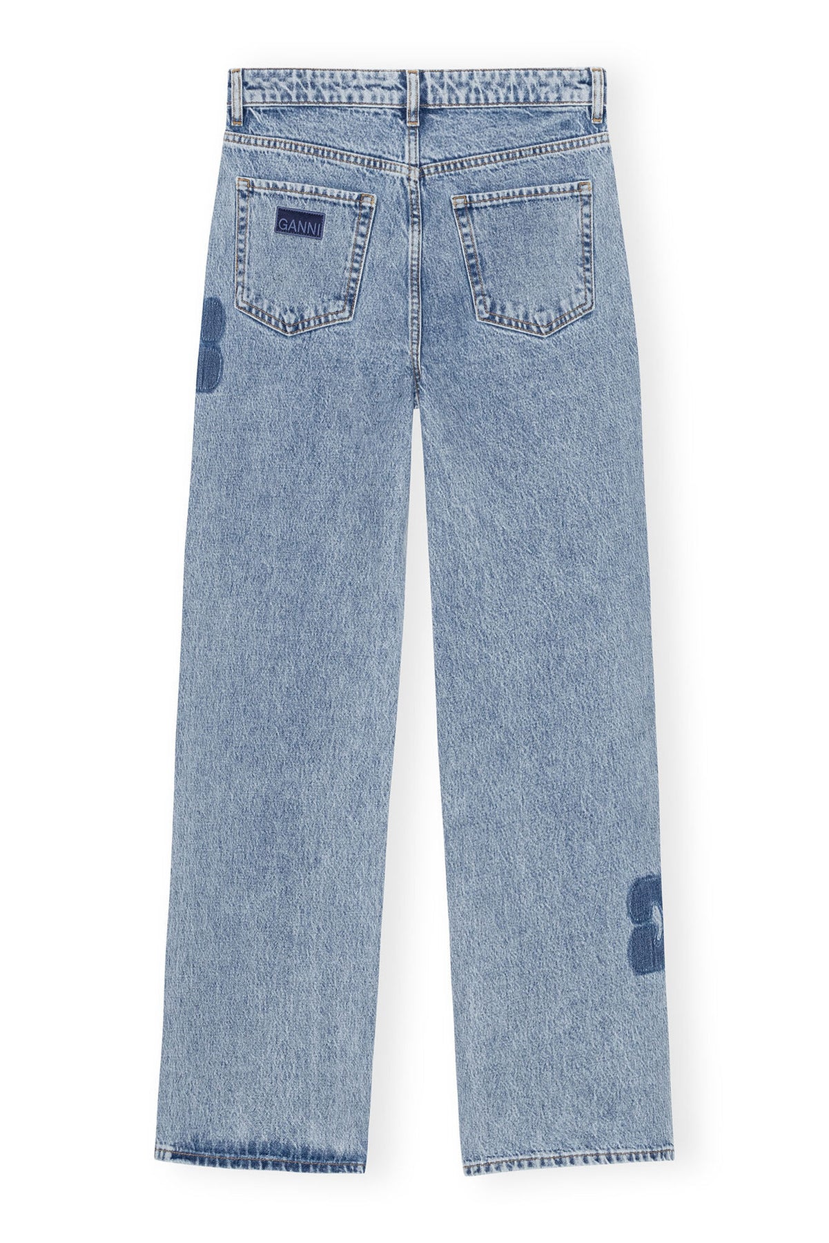 Patch Denim Izey - Mid Blue Stone