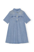 Heavy Denim Mini Dress - Tint Wash