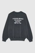 Jaci Sweatshirt Paris - Washed Black