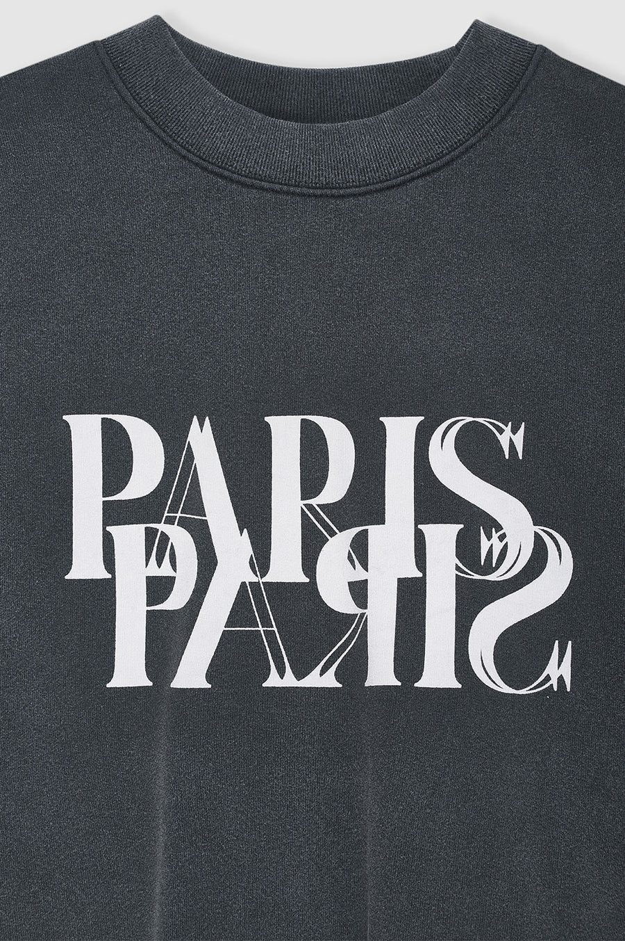Jaci Sweatshirt Paris - Washed Black