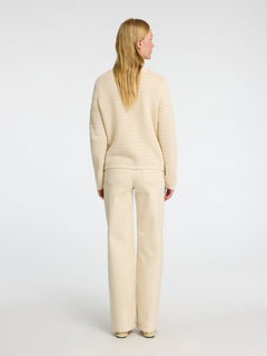 Vinna Ls Structure Knit Cardigan Noos - Birch
