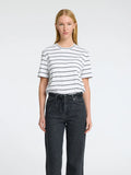 Selected Femme Essential Striped Boxy T-shirt