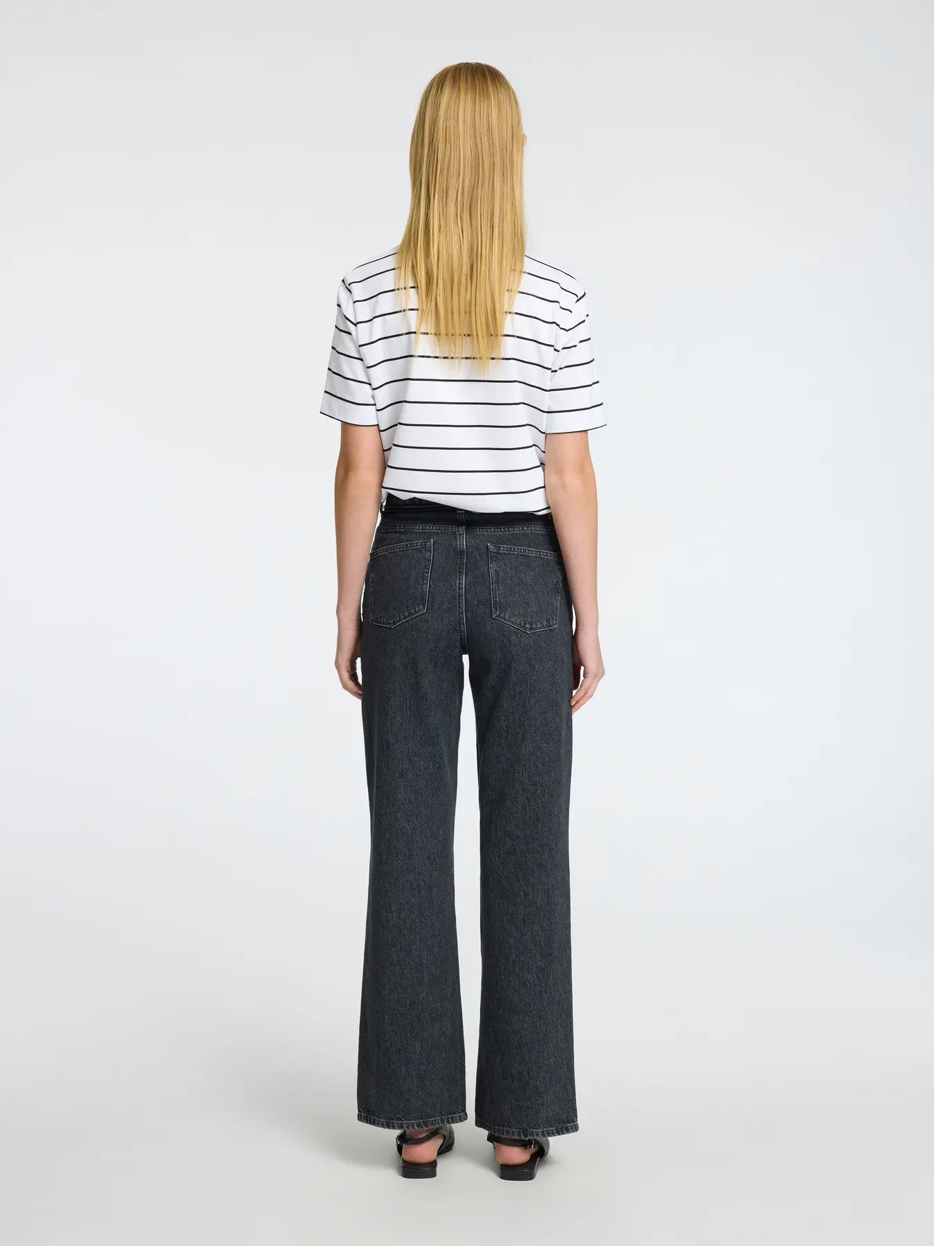 Selected Femme Essential Striped Boxy T-shirt