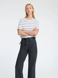 Selected Femme Essential Striped Boxy T-shirt