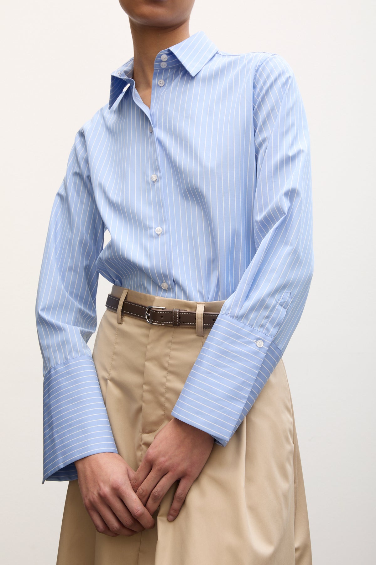 Julie Shirt - Blue Stripe