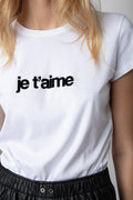 Woop Ico Floc Je T'aime - Blanc