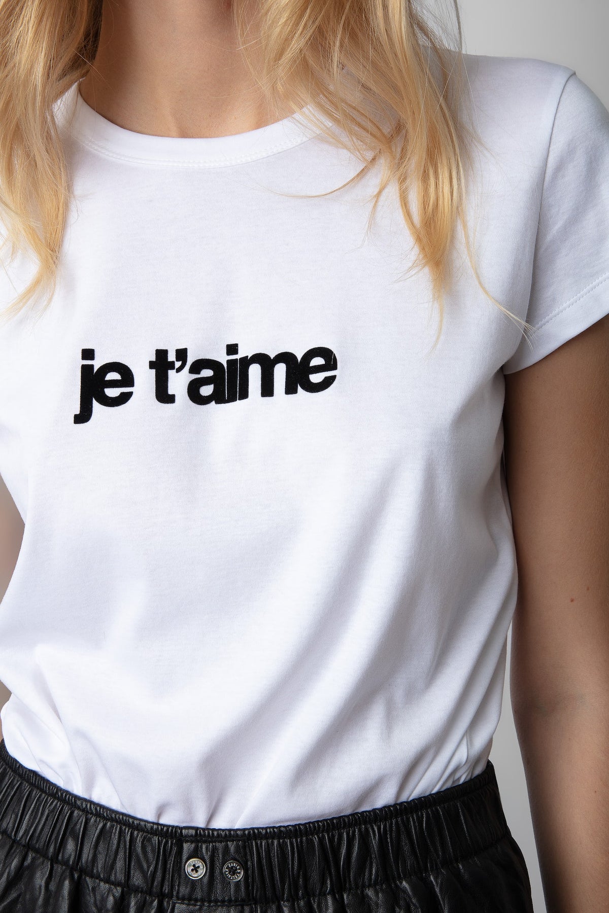 Woop Ico Floc Je T'aime - Blanc