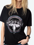 Tommer Hc Fallen Angel Strass - Svart