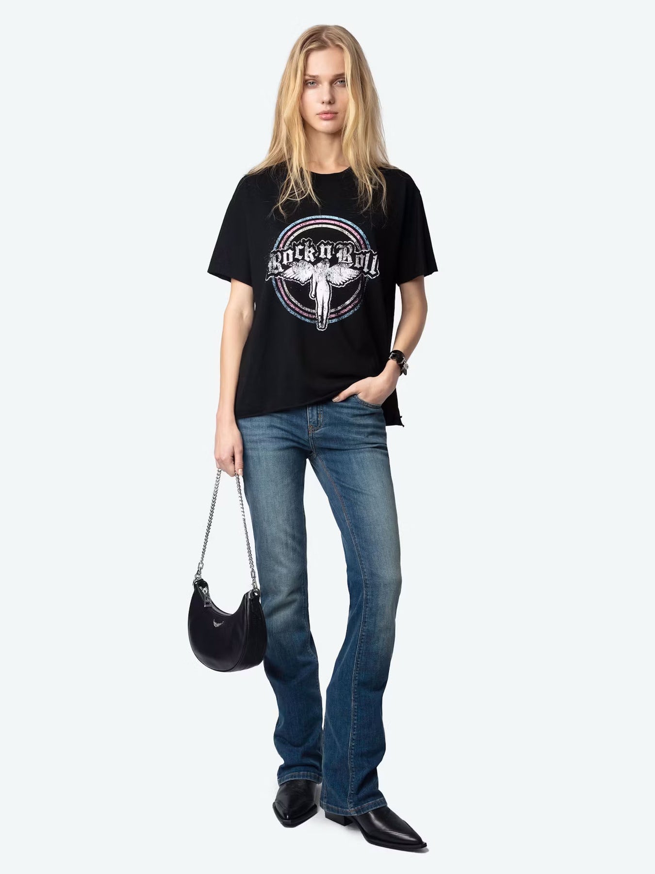 Tommer Hc Fallen Angel Strass - Svart