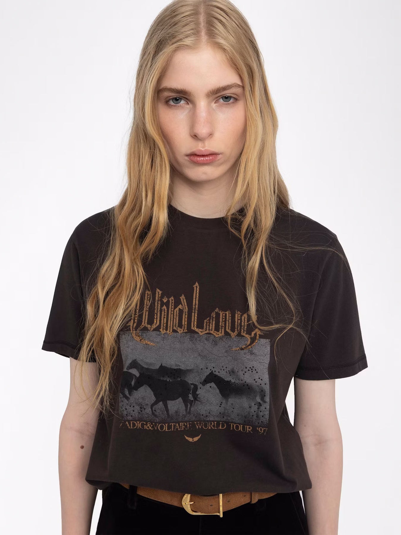 Edwin Hc Concert Wild Strass - Dark Chocolate