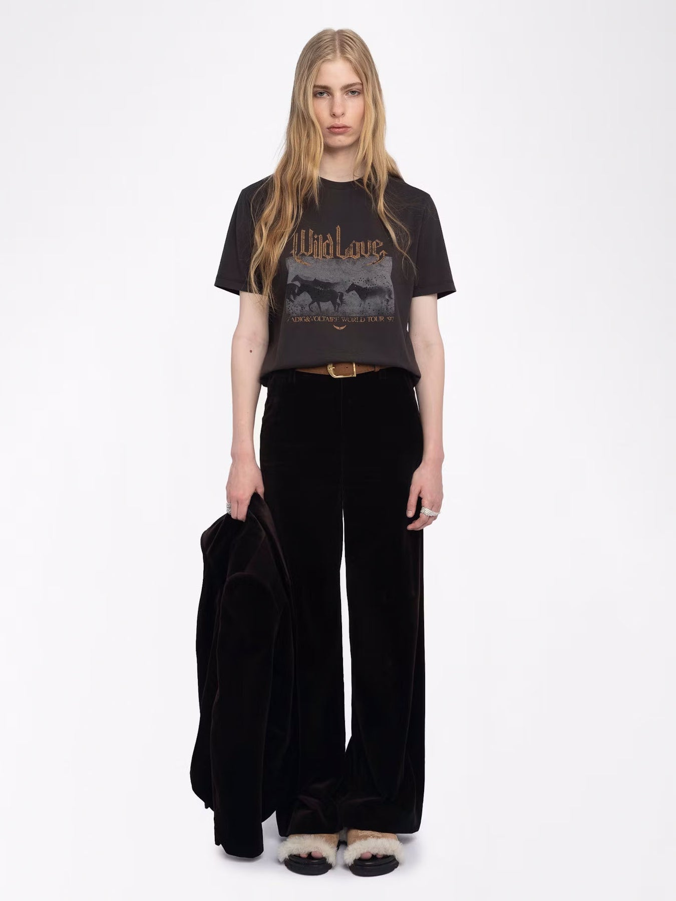 Edwin Hc Concert Wild Strass - Dark Chocolate
