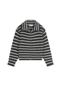 James Stripe - Dk Grey/Offwhite