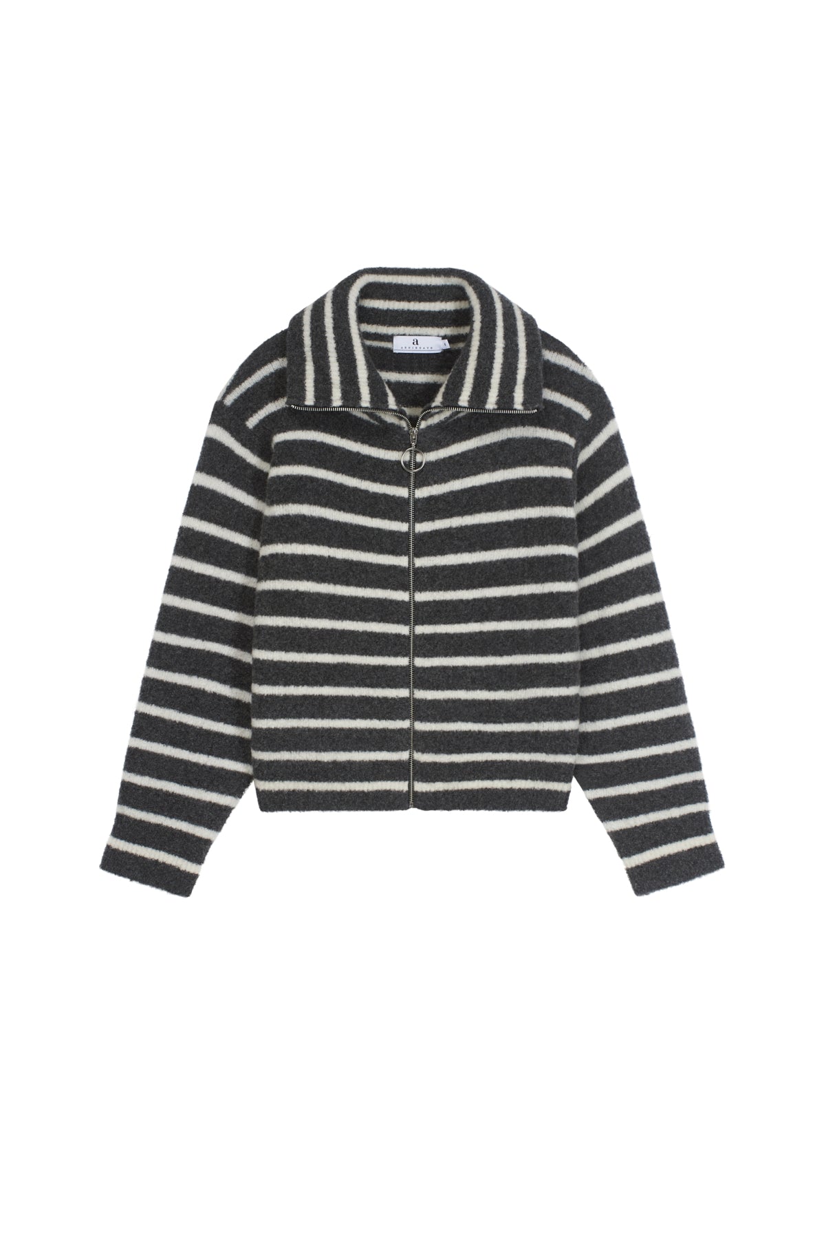 James Stripe - Dk Grey/Offwhite
