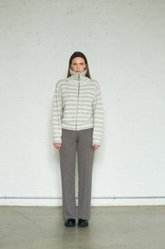 James Stripe - Lt Beige/Offwhite
