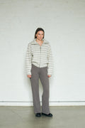 James Stripe - Lt Beige/Offwhite