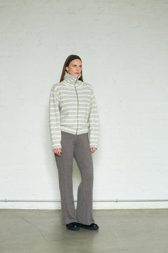 James Stripe - Lt Beige/Offwhite