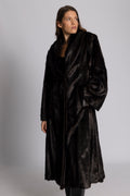 Angela Faux Fur Kappa - Brun