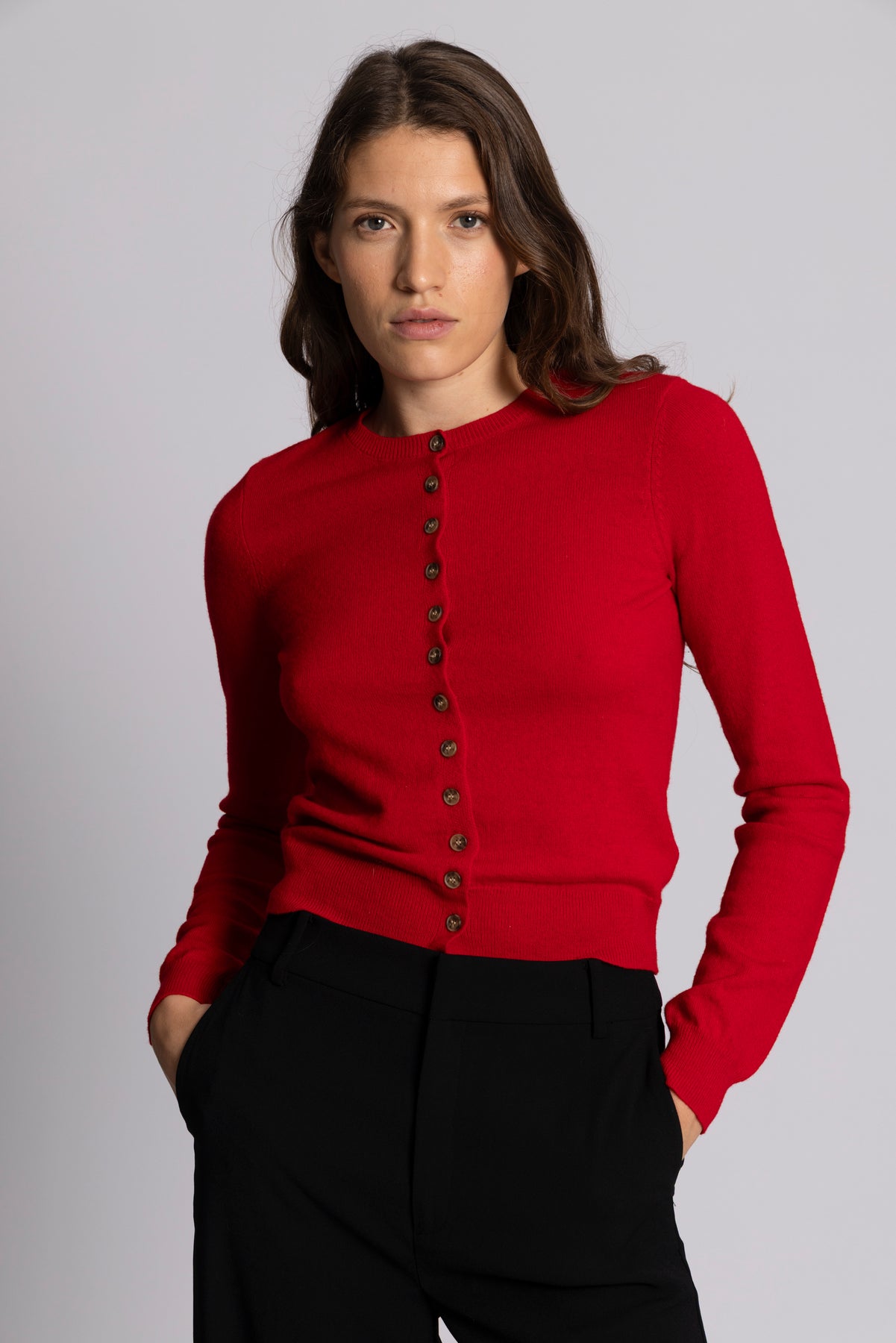 Jenny Stickad Ullkofta - Röd