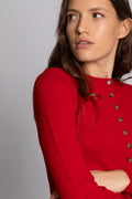 Jenny Stickad Ullkofta - Röd