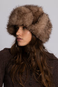 Frank Fake Fur Grandpa Hat - Brun