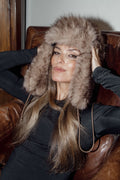 Frank Fake Fur Grandpa Hat - Brun