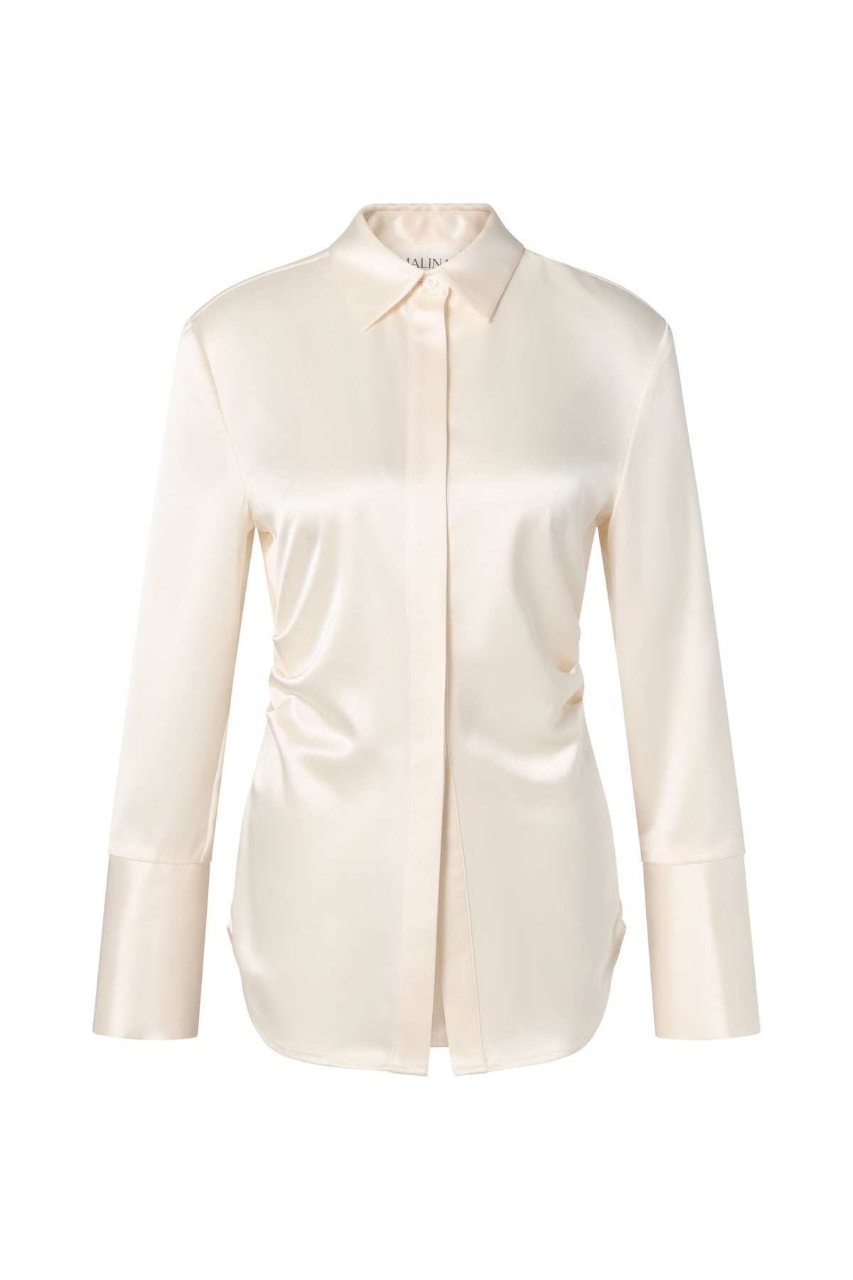Janni Fitted Satin Shut - Vanilla