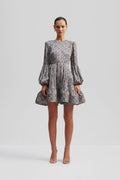 Jasmine Ruffled Mini Dress - Tile